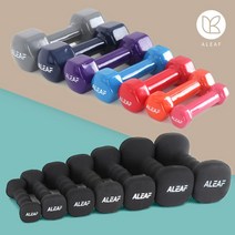 아리프 PVC 컬러 미용아령 0.5kg~5kg 선택구매 덤벨, 5kg 세트(2개)