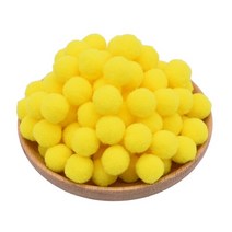 DIY 공예용품 장식품 폼폼 리본 혼합 폼폼 공 15mm 20mm 25mm 다채로운 솜털 부드러운 플러시 공 DIY 공, 30 A17-100pcs_02 20mm