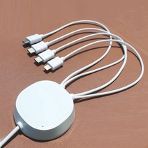 [하이셀] 팝폰 도난방지 멀티 충전기 고정용 양면 테이프 4in1 C타입 5핀 8핀 케이블, 상세페이지 참조, 상세페이지 참조, 상세페이지 참조