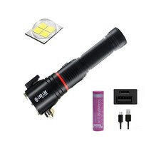 [LEDLAB] 세트 MULTI-6F 랜턴 LED XHP50 직접 충전 줌 서치 라이트 차량 비상 후레쉬 자석기능 18650 21700 충전지 AAA건전지 호환 등산 캠핑 손전등, MULTI-6F랜턴(21700충전지 미포함)