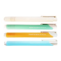 유미/6.8 샤프식 포켓지우개 1갑12개 색상랜덤