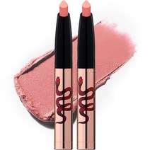 네이크업 원나잇 립스틱 립타투 누드립 안지워지는틴트 안지워지는립스틱 0.6g, 3호 외계인의 피치, 2개