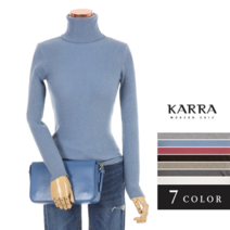 카라 KARRA 골지슬림폴라넥니트_KL2WKN015C