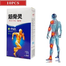 무릎 무릅 치료기 통증 마사지 10PCS 통증 완화 스프레이 류마티스 Rrthritis 근육 염좌 무릎 허리 다시, 02 10 BOTTLES