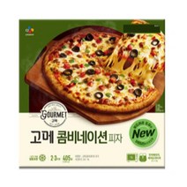 CJ더마켓 냉동 식품 아침 간식 저녁 메뉴 홈파티 집들이 음식 밀키트 고메 클래식 콤비네이션 피자 고르곤졸라 치킨 치즈 스파게티 화덕 콤비네이션 405G, 9개