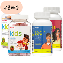 GNC 지앤씨 청소년 키즈 멀티비타민 칼슘 멀티구미 종합비타민, 1개
