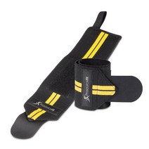 프로소스 웨이트 리프팅 리스트 랩 루프, Black+Yellow