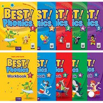 Best Phonics (베스트 파닉스) 1 2 3 4 5 [선택 구매], 베스트 파닉스 1(책+워크북)