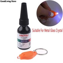 1 PCS 10ML 3038 3068 UV 접착제 경화 접착제 투명 크리스탈 유리 아크릴 수리 액체 접착제 낮은 냄새 높은 투명도|코크|, 1개, 3038 UV Glue