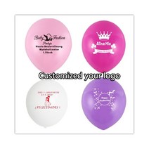 레터링풍선 맞춤형 풍선 문자 텍스트 자체 로고 인쇄 광고 생일 웨딩 파티, 2.8g 12inch balloon_20pcs
