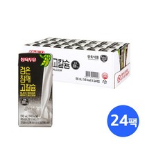 삼육 검은참깨고칼슘두유 190ml 24팩, 190ml x 24개