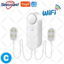 누수센서 스마트안전장비 누수경보기 Tuya wifi 수위 센서 사운드 알람 누출 감지기 스마트 홈 경고 오버플로 홍수 누출 감지기, 03 Option C