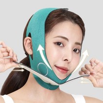 맑은 별 컴퍼니 브이라인 리프팅 밴드 턱 당기미 얼굴 페이스 압박 주름, 핑크