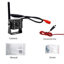 트럭후방카메라 와이파이 후면보기 백업 카메라 버스 캐러밴 트럭 트레일러 자동차 지원 아이폰 안드로이드 장치 monito dropship 12 24v 101, 트럭 led 와이파이