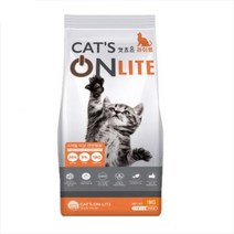 캣츠온 6개월 이상 전연령용 라이트 고양이 건식 사료, 18kg x 2개, 조단백