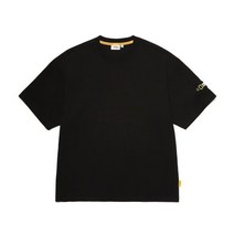 정품 내셔널지오그래픽 N232UTS908 세미 오버핏 와펜 반팔 티셔츠 CARBON BLACK