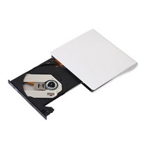 영상시청외부 블루레이 드라이브 USB 3.0 광학 버너 플레이어 CD DVD RW, 01 WHITE