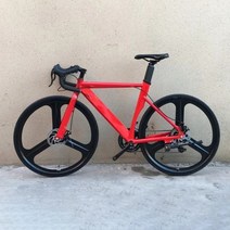 trek 트랙 자전거 회색 700C 도로 낮은 바람 알루미늄 합금 프레임 가변 속도 디스크 브레이크 통근 여행 레이싱, 빨간_52cm(175cm-185cm) | 18 속도