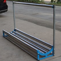 대형 원단 필름 받침대 이불 천 의류 천 재단 시트지 롤러, 길이 1.8MX40CM 가이드 로드 단일 섹션