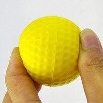 제이와이홀딩스 PU 스펀지 실내 골프 연습공 10P, 화이트(10P)