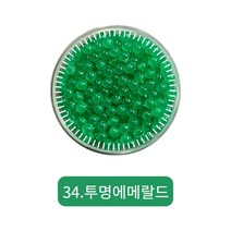 쁘띠앤맘 아쿠아워터비즈 리필 비즈 부자재모음, 34. 투명에메랄드