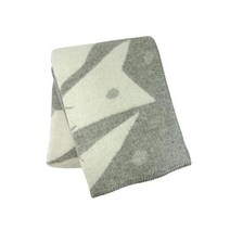 무릎 담요 블랭킷 클리팬 KLIPPAN xmina perhonen 미나 페르호넨 225501 TRIP트립 울 싱글 130x180cm 그레이화이트 품