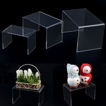 직사각 아크릴 진열대 소 130X80X90 아크릴전시대 화장품진열대, 중 170x110x110