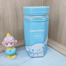 산리오 과자통 필통 파차도그 못말려 흰둥이 폼폼푸린 시나모롤 문구함 포차코 페코 짱 세로형 캐릭터 특이한 대용량 필기도구 파우치 귀여운 디자인 학생펜슬케이스, A.시나모롤