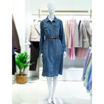 ab.f.z [ab.f.z] 벨트 데님원피스 (APX5HO-01G)