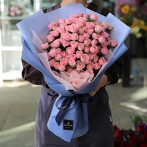 야곱의정원 자나 장미 50송이 100송이 대형 꽃다발 생화 택배 수입 프로포즈 꽃배달 생일 졸업식 선물 시상식 행사, 1. 자나 장미, L (60~100송이)