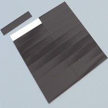 전단지 인쇄물 부착 조각 고무 자석 판 75X15MM 20P