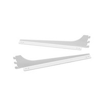 오빌 네오픽스 찬넬 25피치 받침대 화이트 좌 + 우 세트, 30cm × 1세트