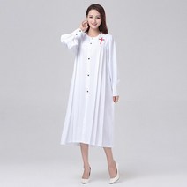 성가대복 성가대가운 찬양 현대 의류 크리스찬 교회 합창단 성자 의상 여성 성직자 가운 시 클래스 서비스 수녀 노래 AliExpress, design 15+M