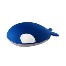 전신 마사지기 안마기 진동 침대 전동 등 목 승모근 어깨 마사지 의자형 Panasonic nad73 작은 고래 베개 다기능 허리 경추 전기 베개, 푸른