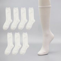 싹스윕 여성 베이직 하이롱 22cm 장목 양말 8켤레