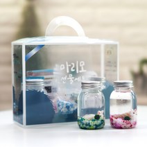 미니가든 마리모 선물세트 커플A 2개1세트 마리모포함 마리모DIY 마리모키우기