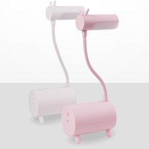 책상 독서 공부 학생 용 아기기린 LED 스탠드, 화이트