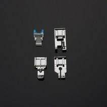 노루발 미싱 공업용 부속 오버록 1115pcs 재봉틀 노루발 피트 키트 상자 형제 가수 janom 재봉틀 발 도구 재봉 액세서리 세트, 4pcs opp bag-B