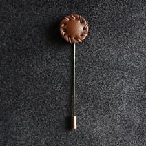 앤브로치 부토니에 NB13BR통가죽감침