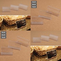 가로형 단면쇼케이스 높이30MM 70X30MM 쇼카드케이스 정육가격표, 50x30mm