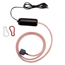 충전식기포기 낚시 산소 미니 공기 펌프 수족관 산소 물고기 탱크 USB 침묵 압축기 Aerator 휴대용 Oxygena, 03 Black S