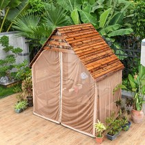 원두막파고라 캐노피 정자 사각원두막벤치 정원 팔각정 농막꾸미기 파골라 팔각정자 시골 야외, 첩목소정 책상 의자 포함 22X134m