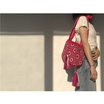 콜롬비아 모칠라백 바이팡 순수 수제 가방 남미 예술품 특별 제공 시리즈