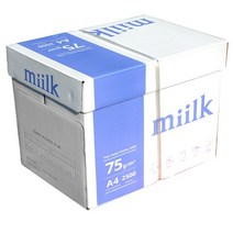 한국제지 milk a4용지 75g 5000매 사무실 특판