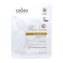 CHOBS(찹스) 유기농 쌀겨 마스크팩 25ml, 단품, 단품