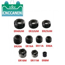 ER8 ER11 ER16 ER20 ER32 ER40 A M 너트 CNC 라우터 조각 ER 콜렛 너트 클램핑 CNC 밀링 터닝 콜렛 척, E25UM 너트