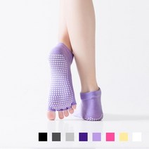 논슬립 요가양말 필라테스 무발가락 221040, 퍼플