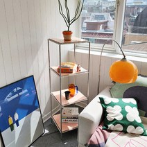 비아 모듈가구 3X1 UV 선반 수납장 SWL192C, 핑크