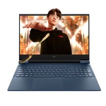 HP 16-e1005AX 32GB 게이밍노트북 가성비 롤 게이밍 라이젠7 RTX3050ti 윈도우11 탑재 16형, WIN11 Home, 512GB, AMD, 블루