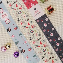 아이팩 크리스마스 띠지 3종, 50장, 아이보리